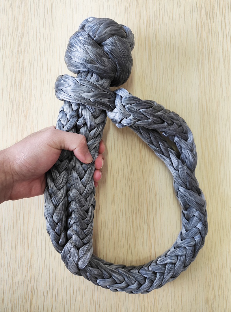 100噸重型加粗大尺寸超高分子量聚乙烯軟卸扣 100噸重型加粗大尺寸超高分子量聚乙烯軟卸扣